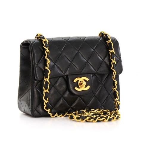 chanel mini leather bag|chanel bag leather types.